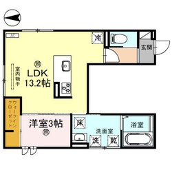 【仮称】D-ROOM 神前の物件間取画像